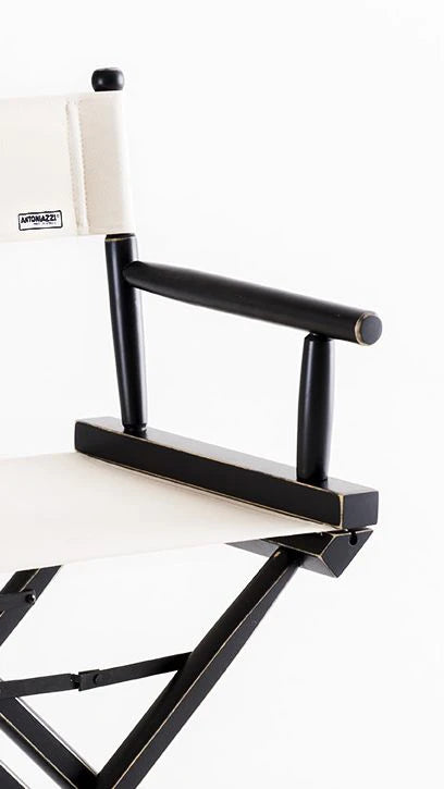 CADEIRA DIRETOR MADEIRA CASTANHO LONA CRÚ