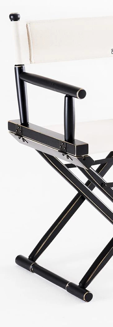 CADEIRA DIRETOR MADEIRA CASTANHO LONA CRÚ