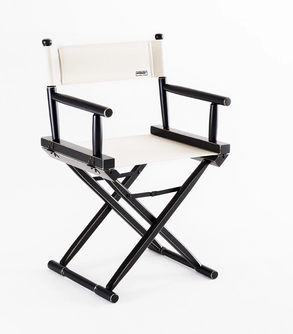 CADEIRA DIRETOR MADEIRA CASTANHO LONA CRÚ