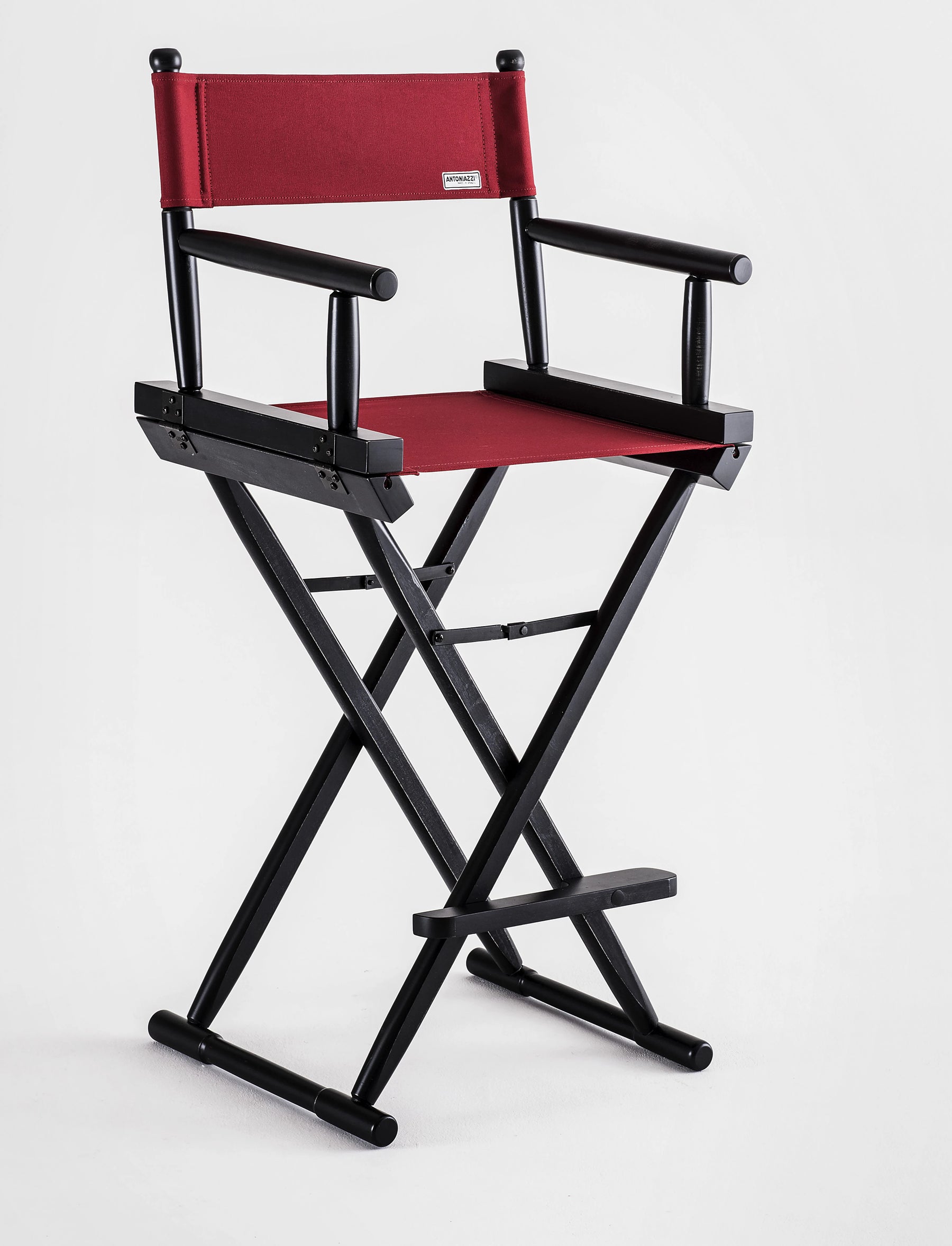 CADEIRA DIRETOR CINEMA ALTA PRETO EBANIZADO