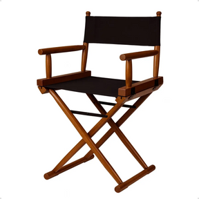 Cadeira Diretor Cinema Madeira Tecido - Dobrável - Castanho -  Antoniazzi